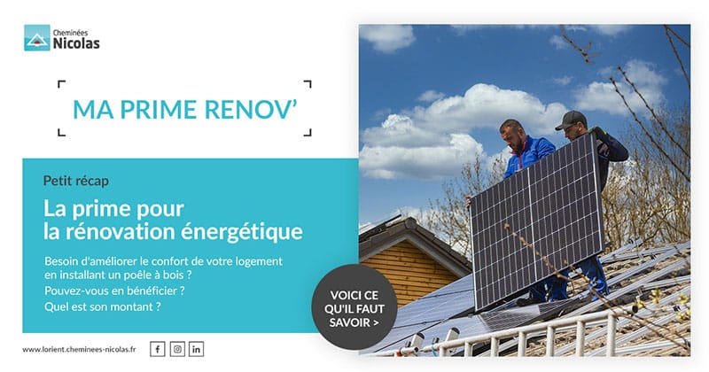 Prime pour la rénovation énergétique