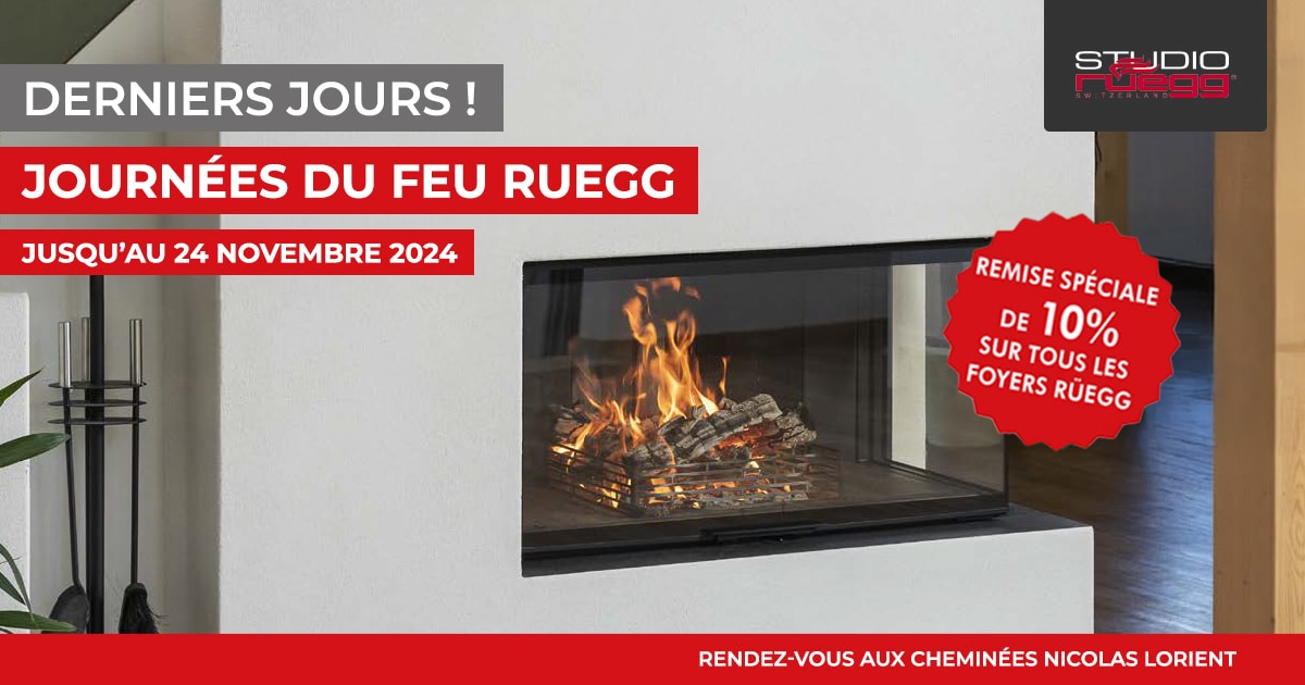 Les Journées du Feu Ruegg, ce weekend, aux Cheminées NICOLAS !