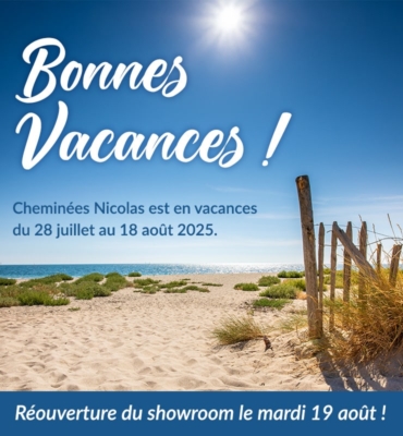 Notre magasin sera fermé du 28/07 au 18/08